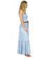 ფოტო #4 პროდუქტის Michael Kors Women's Sunbleached Smocked Maxi Dress