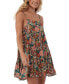 Фото #1 товара Juniors' Rilee Floral-Print Cover-Up Dress