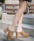 Фото #9 товара Bobi Woven Slip On Platform Sandals