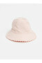 LCW baby Düz Pamuklu Kız Bebek Bucket Şapka