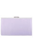 Фото #3 товара Women's Pleated Stain Crystal Frame Clutch