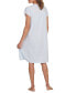 Women's Embroidered Short-Sleeve Nightgown