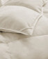 Lightweight White Goose Down Feather Fiber Comforter, California King