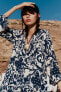 Фото #4 товара Мини-платье с принтом ZARA