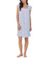 Women's Printed Cap-Sleeve Nightgown