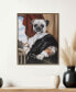 Фото #4 товара Pet Portrait Captain's Guard Pug Framed Canvas Wall Art