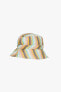 Striped cotton hat - limited edition