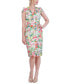 Фото #3 товара Платье Eliza J женское с цветочным принтом и V-образным вырезом