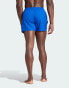 adidas 3-stripes CLX short swim shorts in blue