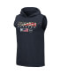 Фото #3 товара Men's Navy Nebraska Huskers OHT Military-Inspired Appreciation Americana Hoodie Sleeveless T-shirt