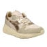 Diadora Venus Queen Metallic Lace Up Womens Off White Sneakers Casual Shoes 179