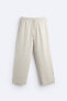 Lyocell jogger waist trousers