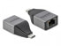 Фото #1 товара Провод USB Type-C Ethernet 1000 Mbit/s Delock 64118 - серый