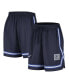 Women's Navy Dallas Mavericks Sideline Fly Crossover Performance Shorts