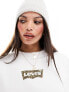 Фото #3 товара Levi's sweatshirt with leopard print logo in white