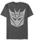 Фото #1 товара Men's Decepticon Symbol Short Sleeve Crew T-shirt