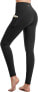 CAMBIVO Women's Long Sports Leggings, High-Waist Sports Trousers with Mobile Phone Pocket, Leggings with Mobile Phone Pocket, Yoga Trousers, Tights Opaque for Sports, Leisure, Fitness