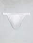 ASOS DESIGN swim thong in white