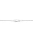 ფოტო #4 პროდუქტის Men's Diamond Pavé Music Note 22" Pendant Necklace (1/4 ct. t.w.) in Sterling Silver