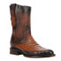 Ferrini Winston Alligator Print Round Toe Cowboy Mens Brown Dress Boots 2471312