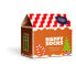 Фото #2 товара Носки длинные Happy Socks Gingerbread Houses в подарочной упаковке, 4 пары
