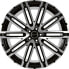 Фото #2 товара Колесный диск литой GMP Targa-S black polished 11x20 ET70 - LK5/130 ML71.6