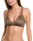 Фото #1 товара Белье корректирующее Cosabella Never Say Never Beauty Print Racie Bralette Women's Brown S