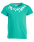 ფოტო #1 პროდუქტის Toddler & Little Girls Butterfly Flower Appliqués T-Shirt, Created for Macy's