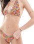 Фото #3 товара Bright Swimwear ivy tropical night bandeau bikini top in multi