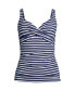 Фото #1 товара Plus Size DD-Cup Chlorine Resistant Wrap Underwire Tankini Swimsuit Top