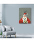 Фото #3 товара Margaret Wilson 'Santa With Bluebirds' Canvas Art - 14" x 19"