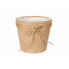 Planter Lasso Brown Cloth 16 x 15 x 16 cm (24 Units)