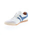Фото #8 товара Gola Harrier 50 CMA001 Mens White Leather Lace Up Lifestyle Sneakers Shoes