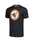 Фото #3 товара Men's Charcoal Baltimore Orioles Cooperstown Collection Hand-Drawn Logo Tri-Blend T-Shirt