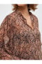 Фото #84 товара Блузка женская Koton - Этническая шифоновая блуза с воздушными рукавами и кисточками