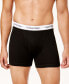 ფოტო #2 პროდუქტის Men's 5-Pack Cotton Classic Boxer Briefs Underwear