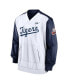 Фото #3 товара Men's Navy and White Detroit Tigers Cooperstown Collection V-Neck Pullover