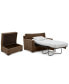 Фото #2 товара Radley 54" Fabric Chair Bed & 36" Storage Ottoman, Created for Macy's