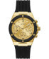 ფოტო #1 პროდუქტის Unisex Black Silicone Strap Watch 39mm