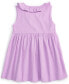 ფოტო #2 პროდუქტის Baby Girls Solid Ribbed-Knit Dress, Created for Macy's