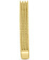 Фото #3 товара Raised Textured Multirow Stackable Band in 14k Gold