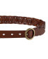 Фото #5 товара Women's Woven Leather Linked Casual Belt