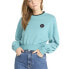 Фото #1 товара Puma Swxp Cropped Crew Neck Sweatshirt Womens Blue 53356261