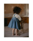ფოტო #2 პროდუქტის Baby Girl Cotton Oversized Denim Pinafore