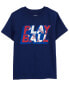 Toddler Play Ball Baseball Graphic Tee 3T