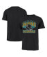 Фото #1 товара Men's Black Distressed Jacksonville Jaguars Amplify Franklin T-shirt