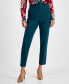 ფოტო #2 პროდუქტის Women's Mid-Rise Classic Ankle Pants