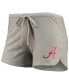 ფოტო #3 პროდუქტის Women's Crimson, Gray Alabama Crimson Tide Raglan Long Sleeve T-shirt and Shorts Sleep Set