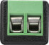 Goobay IC Intracom IADAP TB2-DC5521FM - Terminal Block 2-pin - DC (5.50 x 2:10 mm) - Female/Female - Black,Green