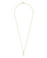 ფოტო #2 პროდუქტის Cultured Freshwater Pearl (8mm) and Diamond Accent 18" Pendant Necklace in 14k Yellow Gold